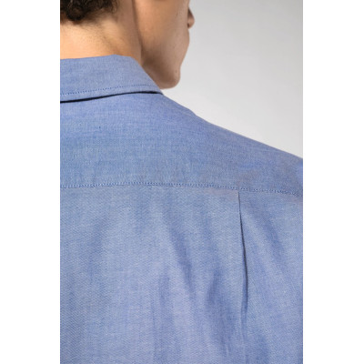 Men's long-sleeved Oxford shirt